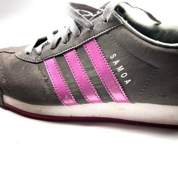 Adidas Original Samoas size 9 women’s dark grey and white - Picture 2 of 9